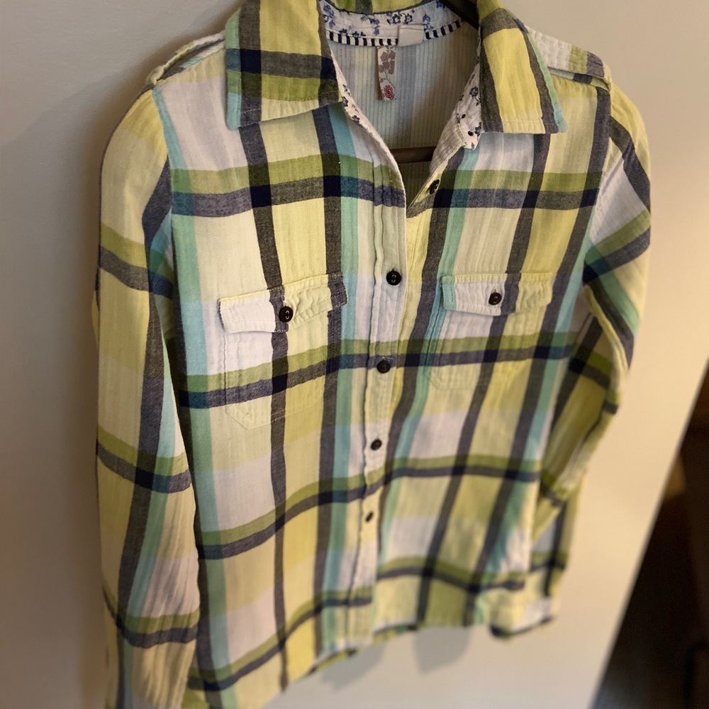 Element Plaid Button Up